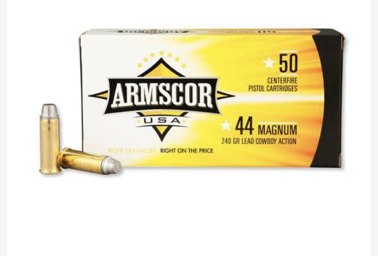 ARMSCOR 44 MAGNUM AMMUNITION 500 ROUNDS