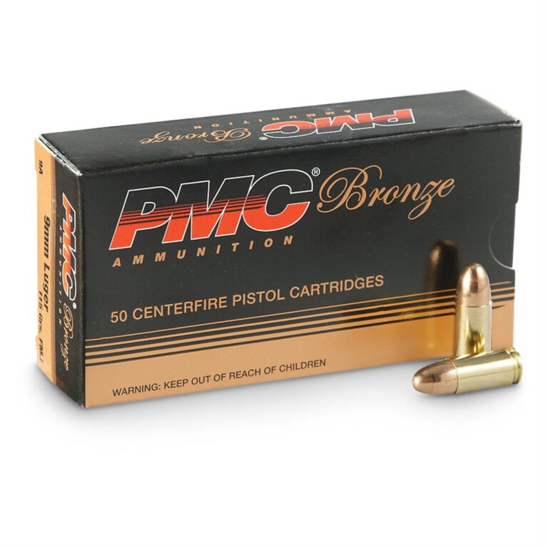 PMC 9mm Luger, FMJ, 115 Grain, 500 Rounds
