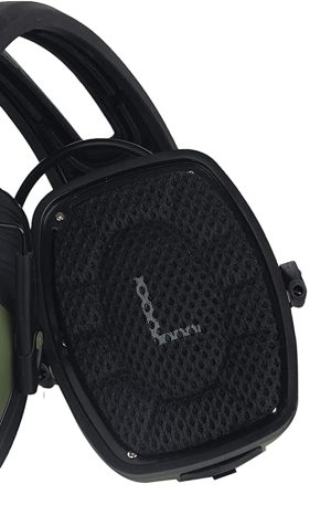 left side view of ISOtunes Sport DEFY Shooting Earmuffs