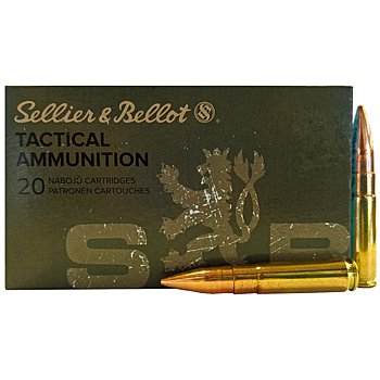300 AAC Blackout 200gr FMJ Sellier & Bellot Ammo Box (20 rds)