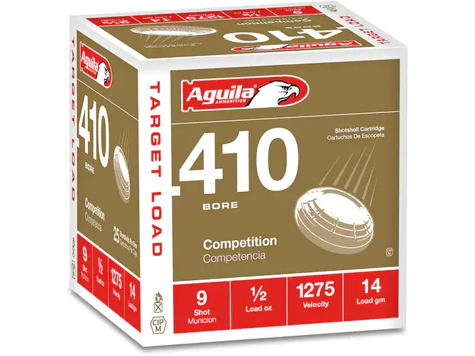 Aguila Competition Target Load Ammunition 410 Bore 2-1:2″ 1:2 oz