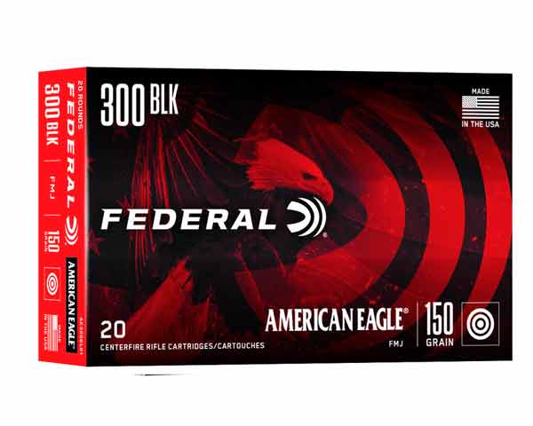 Federal 300 Blackout 150 Grain JBT AE300BLK1 (500 round case)