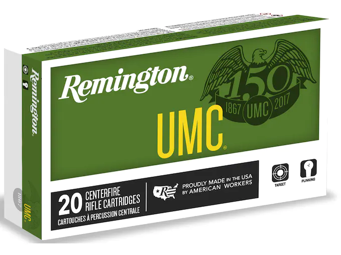 Remington UMC Ammunition 300 AAC Blackout Open Tip Flat Base Box of 20