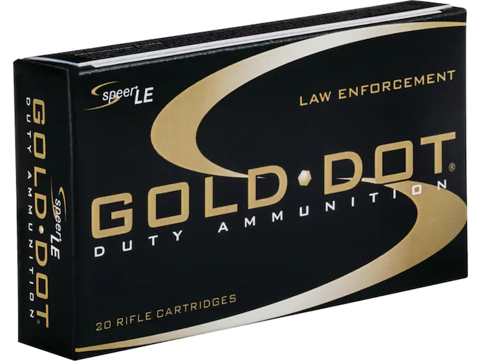 Speer Gold Dot Ammunition 300 AAC Blackout 210 Grain Gold Dot Bonded Soft Point Box of 20